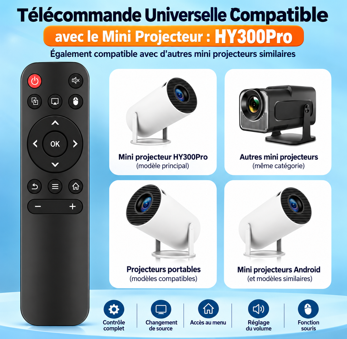 Télécommande  HY300